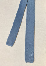 Lade das Bild in den Galerie-Viewer, Ermenegildo Zegna cravate tricot en pur coton Made in Italy