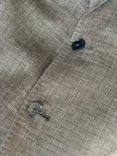 Lade das Bild in den Galerie-Viewer, Hugo Boss blazer marron beige en laine et lin Reda 52