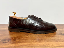 Carica l'immagine nel visualizzatore di Gallery, Walter shoes derby femme en cuir marron Made in Italy 36 FR