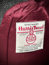 Load image into Gallery viewer, Harris Tweed X Charles Robertson blazer en laine à chevrons 54