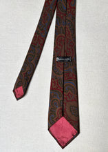 Načíst obrázek do prohlížeče Galerie, Prochownick vintage paisley kravata vyrobená v Itálii