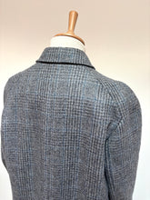 Charger l'image dans la galerie, Manteau vintage raglan Prince de Galles en pure laine vierge Made in France Taille 50/L