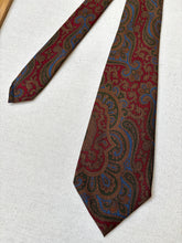Načíst obrázek do prohlížeče Galerie, Prochownick vintage paisley kravata vyrobená v Itálii