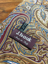 Charger l'image dans la galerie, Foulard classique en soie à motif floral Made in italy
