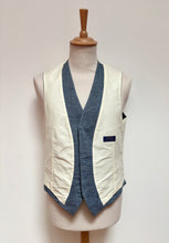 Charger l'image dans la galerie, Polo Ralph Lauren gilet de costume bleu en lin 50