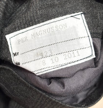 Charger l'image dans la galerie, Gilet de costume gris vintage Prince de Galles en laine mélangée 56