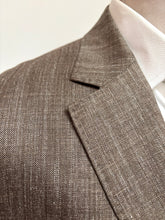 Lade das Bild in den Galerie-Viewer, Loro Piana Summertime blazer marron beige en laine lin et soie 52