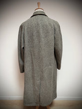 Afbeelding in Gallery-weergave laden, Harris Tweed manteau classique tweed raglan en pure laine Made in USA