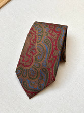 Načíst obrázek do prohlížeče Galerie, Prochownick vintage paisley kravata vyrobená v Itálii