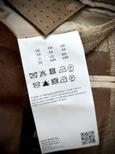 Lade das Bild in den Galerie-Viewer, Hugo Boss blazer marron beige en laine et lin Reda 52