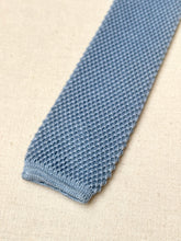 Lade das Bild in den Galerie-Viewer, Ermenegildo Zegna cravate tricot en pur coton Made in Italy