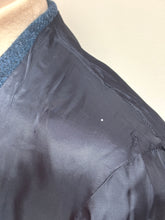 Load image into Gallery viewer, Harris Tweed X Cyrillus blazer bleu tweed vintage en laine 50 / L