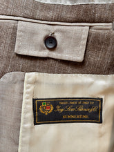 Lade das Bild in den Galerie-Viewer, Loro Piana Summertime blazer marron beige en laine lin et soie 52