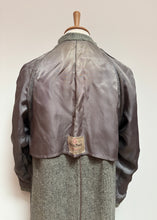 Afbeelding in Gallery-weergave laden, Harris Tweed manteau classique tweed raglan en pure laine Made in USA