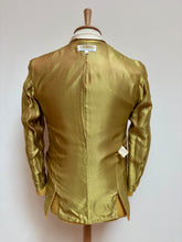 Charger l'image dans la galerie, Harris Tweed X Jodhpur blazer vintage jaune femme 100% laine 36