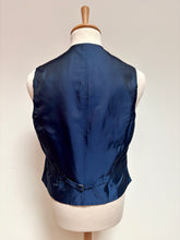 Charger l'image dans la galerie, Polo Ralph Lauren gilet de costume bleu en lin 50
