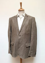 Lade das Bild in den Galerie-Viewer, Hugo Boss blazer marron beige en laine et lin Reda 52