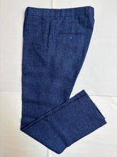 Charger l'image dans la galerie, Scapa costume bleu trois pièces 100% lin 48