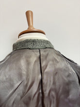 Afbeelding in Gallery-weergave laden, Harris Tweed manteau classique tweed raglan en pure laine Made in USA