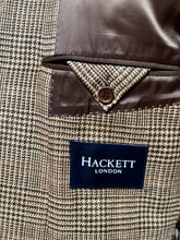 Charger l'image dans la galerie, Hackett London blazer à carreaux en laine lin et soie 40R/50R