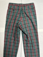 Charger l'image dans la galerie, Façonnable pantalon vintage tartan à pinces Made in Italy XS