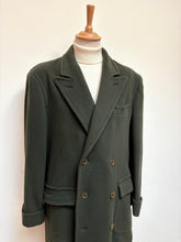 Charger l'image dans la galerie, Manteau croisé vintage polo coat en 100% laine 52