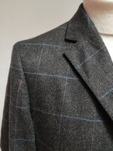 Charger l'image dans la galerie, Hackett blazer gris en laine et cachemire à carreaux fenêtre 38 S - 46/48 S