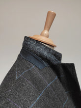 Charger l'image dans la galerie, Hackett blazer gris en laine et cachemire à carreaux fenêtre 38 S - 46/48 S