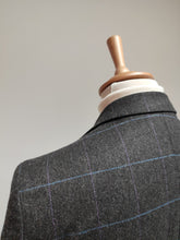 Charger l'image dans la galerie, Hackett blazer gris en laine et cachemire à carreaux fenêtre 38 S - 46/48 S