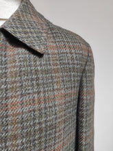 Charger l'image dans la galerie, Manteau vintage en drap de laine à carreaux 48/M