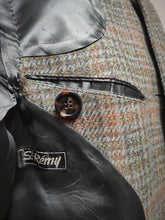 Charger l'image dans la galerie, Manteau vintage en drap de laine à carreaux 48/M
