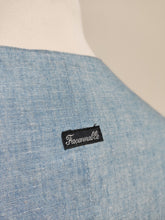 Charger l'image dans la galerie, Façonnable gilet à carreaux vintage en lin et coton L