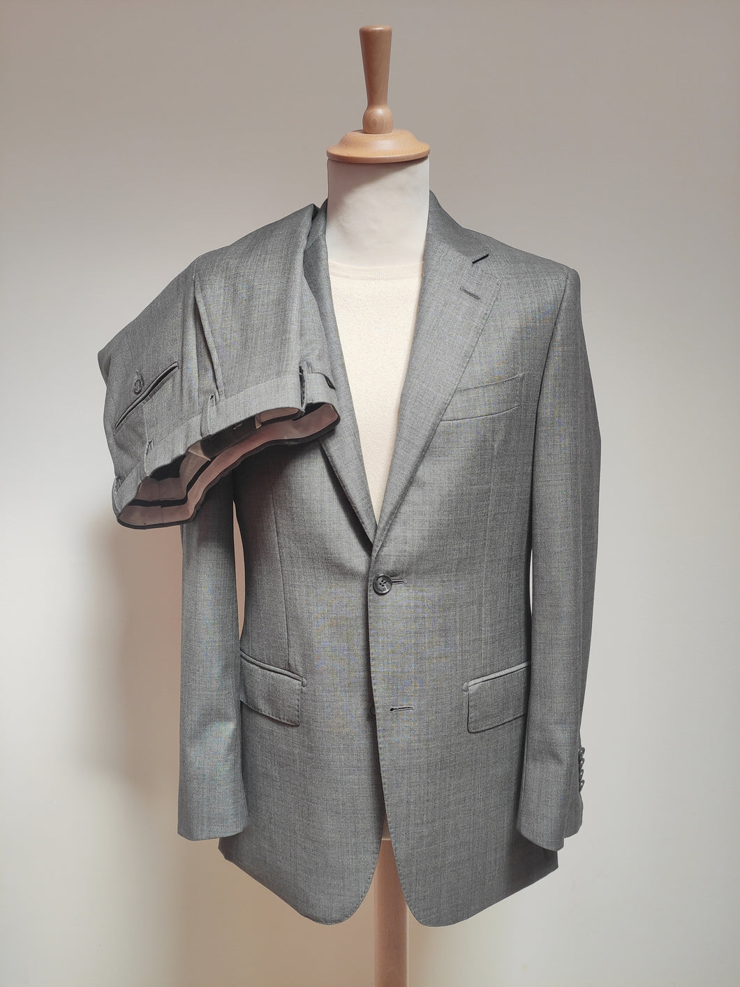 Suitsupply costume gris en pure laine super 110's Vitale Barberis 46