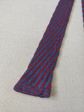 Afbeelding in Gallery-weergave laden, Cravate tricot rayée en pur coton Made in Italy