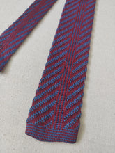 Afbeelding in Gallery-weergave laden, Cravate tricot rayée en pur coton Made in Italy