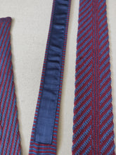 Afbeelding in Gallery-weergave laden, Cravate tricot rayée en pur coton Made in Italy