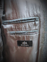 Charger l'image dans la galerie, Harris Tweed X Walbusch blazer vintage à chevrons en tweed 54
