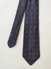 Charger l'image dans la galerie, Drake's cravate vintage texturée en pure soie Made in England