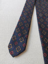 Charger l'image dans la galerie, Drake's cravate vintage texturée en pure soie Made in England