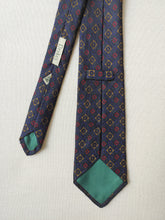 Charger l'image dans la galerie, Drake's cravate vintage texturée en pure soie Made in England