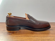 Charger l'image dans la galerie, Allen Edmonds mocassins Hamilton en cuir grainé marron foncé 42