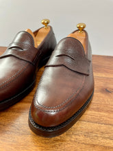 Charger l'image dans la galerie, Allen Edmonds mocassins Hamilton en cuir grainé marron foncé 42