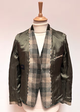 Charger l'image dans la galerie, Daks blazer vintage femme à carreaux en laine 42 FR