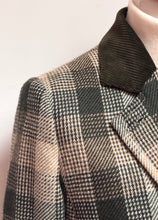Charger l'image dans la galerie, Daks blazer vintage femme à carreaux en laine 42 FR