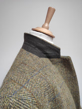 Charger l'image dans la galerie, Harris Tweed blazer tweed à chevrons en pure laine 56/58