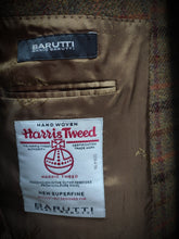 Charger l'image dans la galerie, Harris Tweed X Barutti blazer tweed à carreaux en pure laine 50