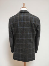 Afbeelding in Gallery-weergave laden, Harris Tweed X Barutti blazer à carreaux fenêtre 100% laine 50