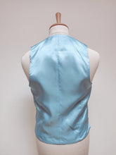 Charger l'image dans la galerie, Suitsupply gilet croisé gris clair en flanelle de laine modèle Pierre M