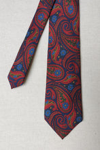 Charger l'image dans la galerie, Turnbull & Asser cravate paisley en soie Made in England