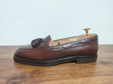 Charger l'image dans la galerie, Walter shoes mocassins pampilles femme en cuir grainé marron 36